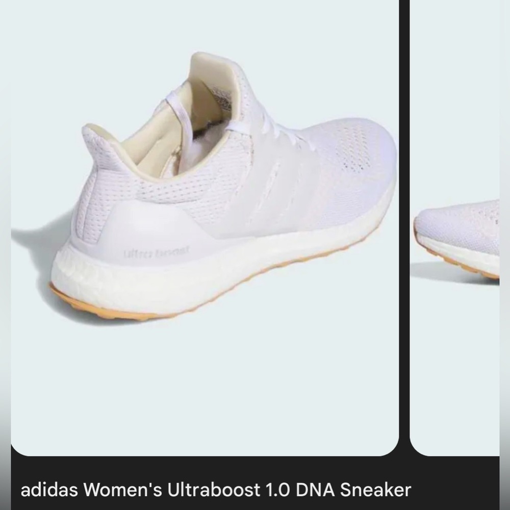 NWT, Brand New Never Worn!!!  Adidas Women's Ultraboost 1.0 DNA White Sneaker